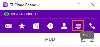 bt desktop app - HUD